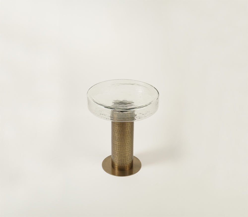 Sculptured Glass Table