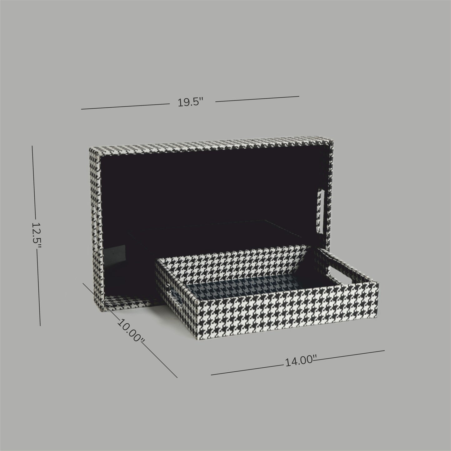 Utility Trays - Set Of 2 (Pepita)