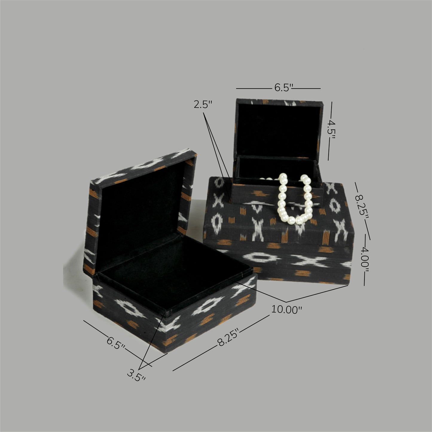 Storage Boxes - Set Of 3