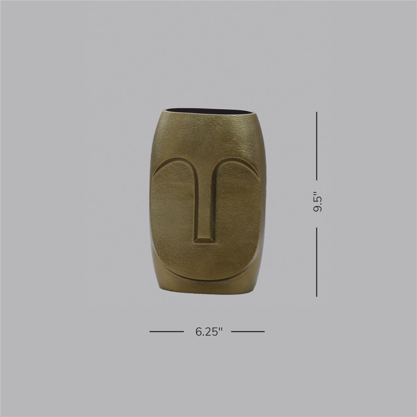 Face Vase - Small (Gold)