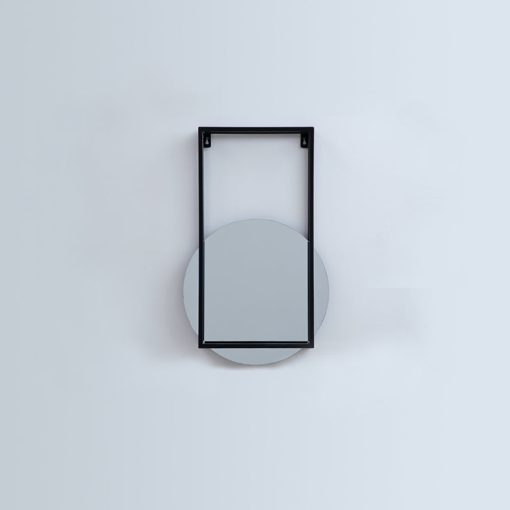 Modern Wall Mirror (Black)