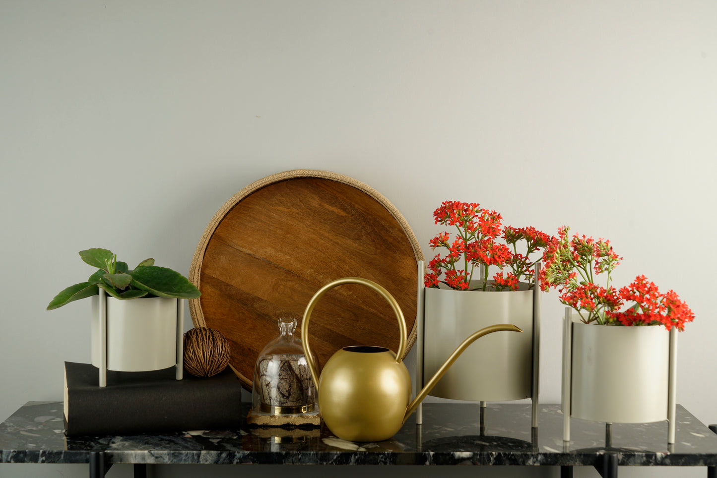 Pots - Set Of 3 (Grey)