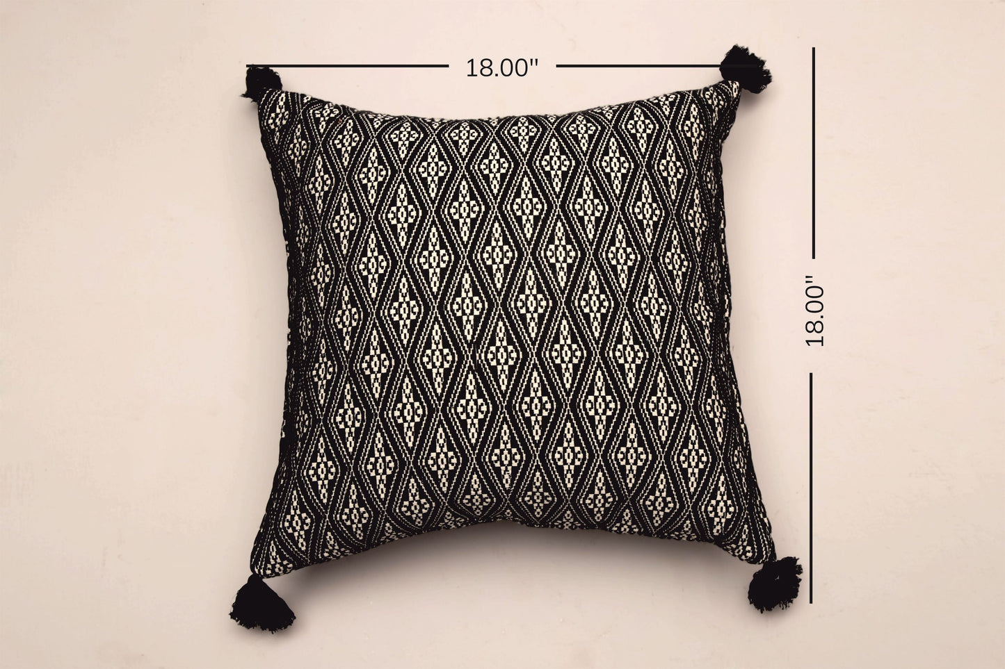 Two Jacquard Cushion Covers (BW)
