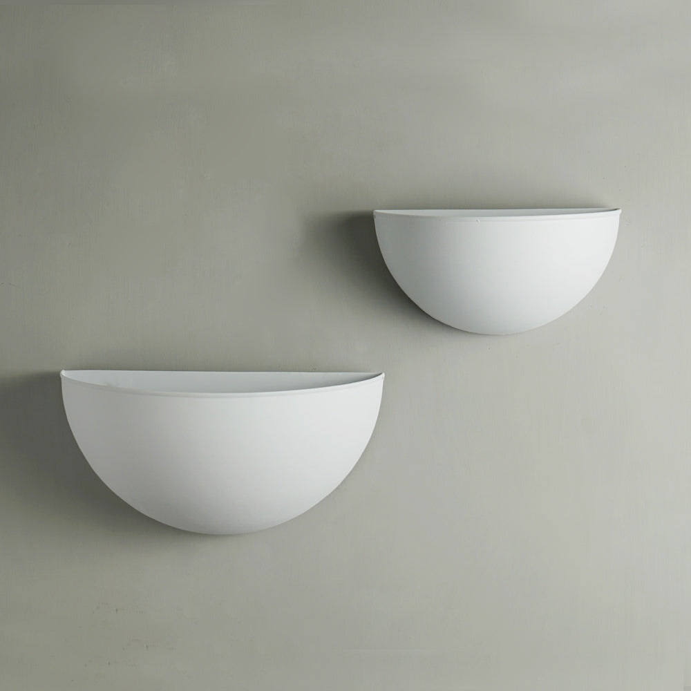 Metal Indoor/Outdoor Wallscape Planters (White)
