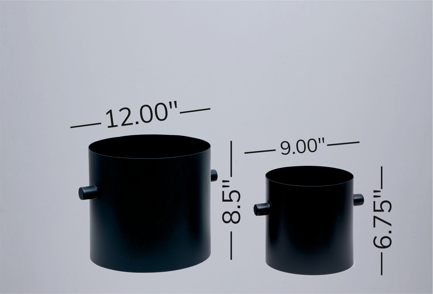Two Plant Holders (Blue)