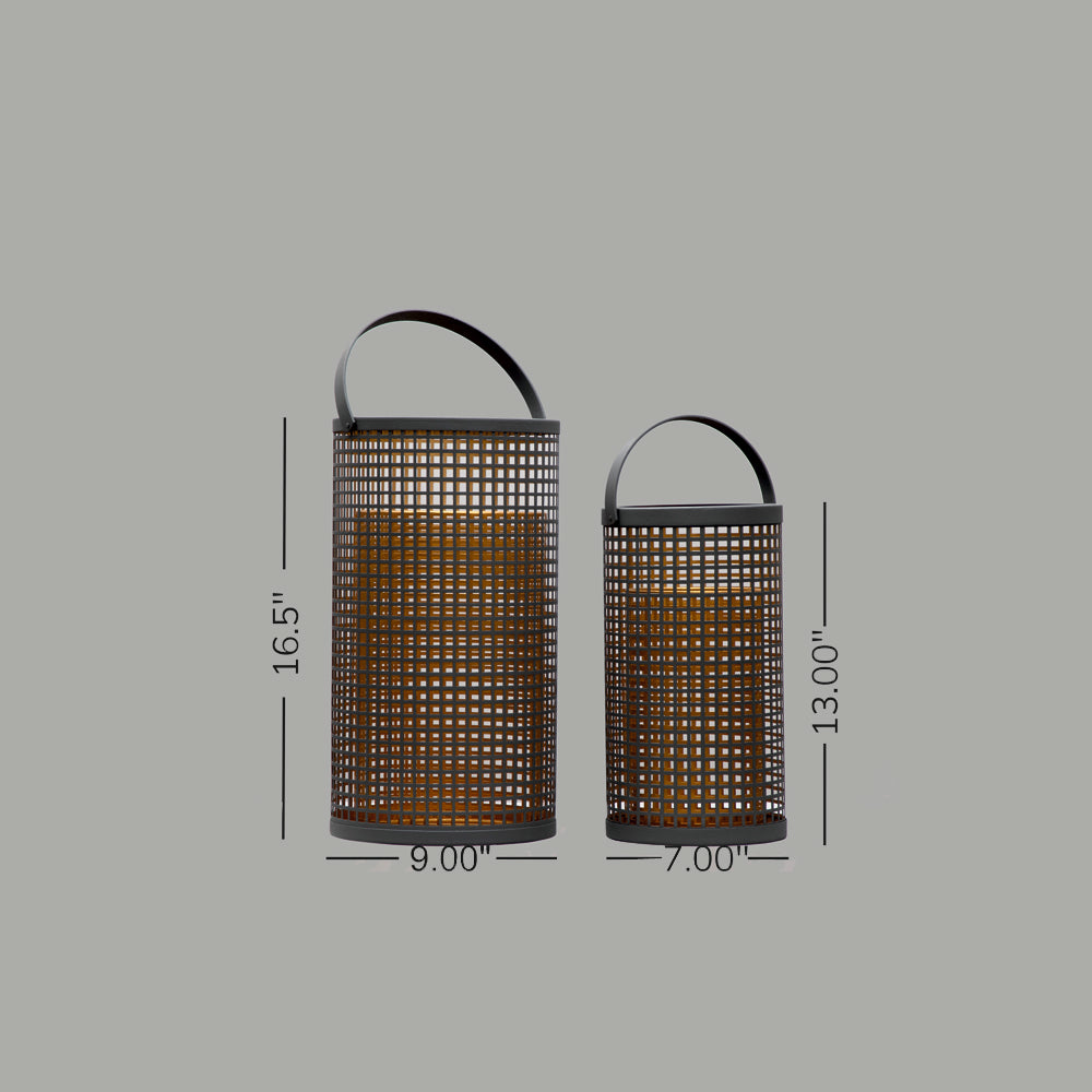 Modern Lanterns-Set Of 2