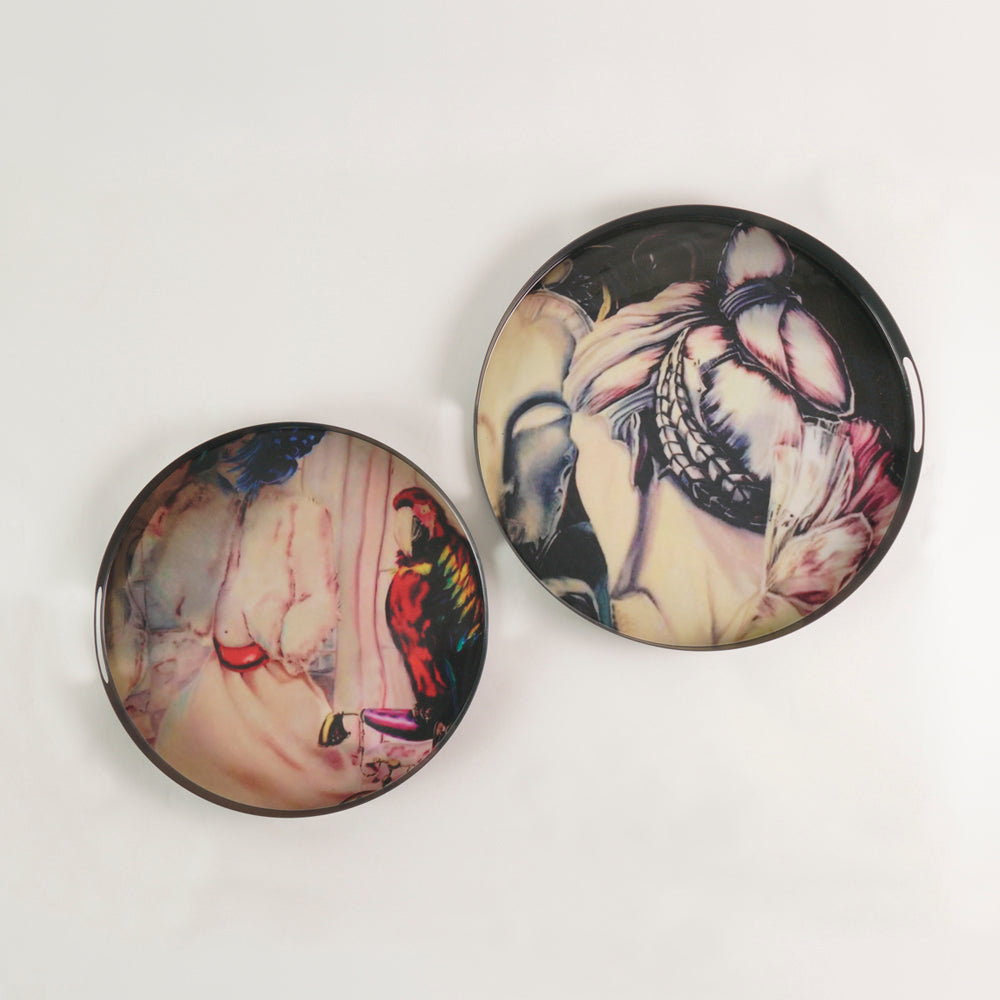 Two Serving Trays