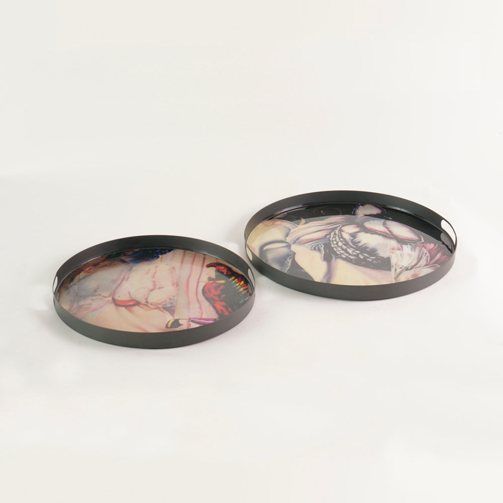 Two Serving Trays