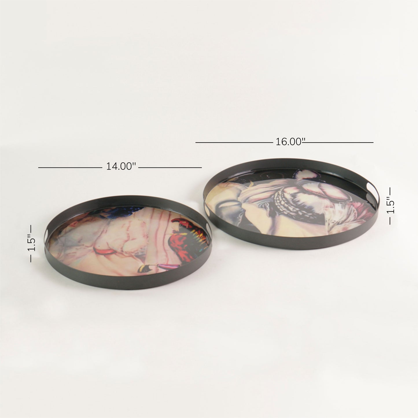 Two Serving Trays