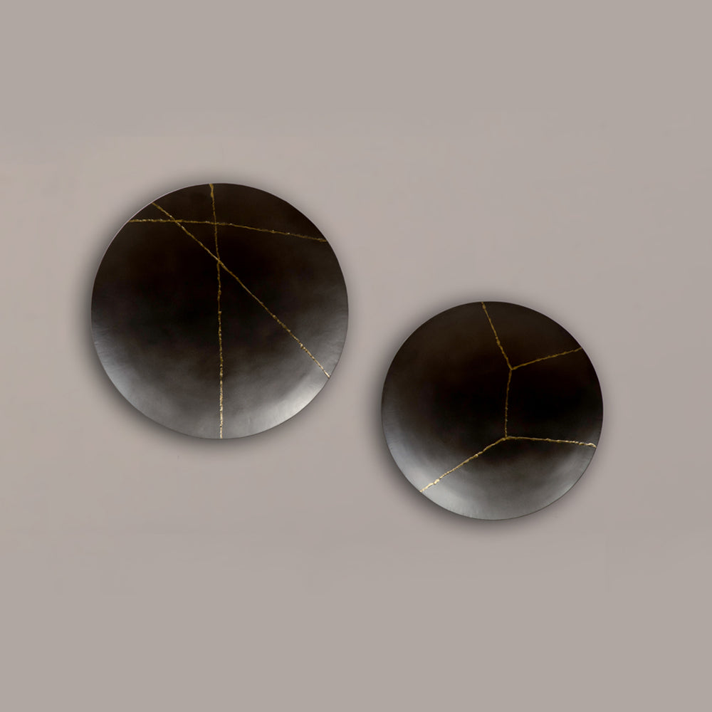 Oriental Wall Plates - Set Of 2