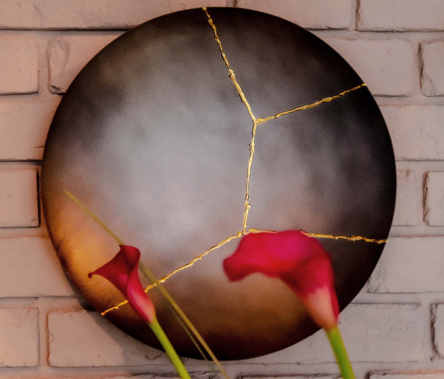 Oriental Wall Plates - Set Of 2