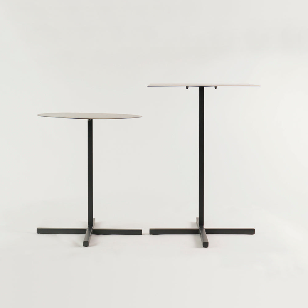 Set Of 2 Accent Tables (Charcoal)