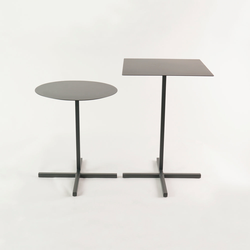 Set Of 2 Accent Tables (Charcoal)