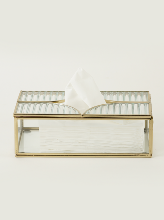 Maison Glass Tissue Box