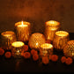 Set of 2 Mercury Glass Votive