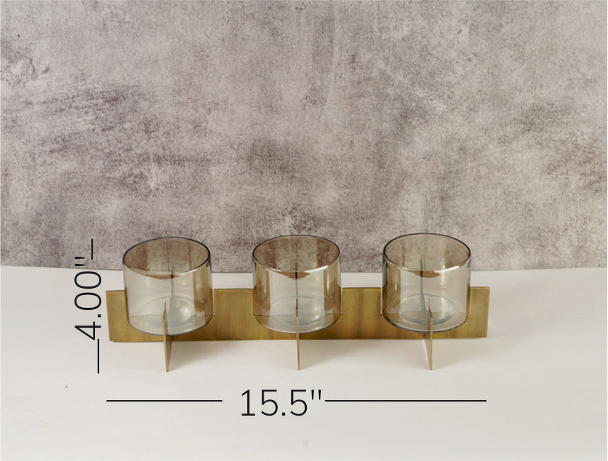 Mid-Century Tea Light Holders