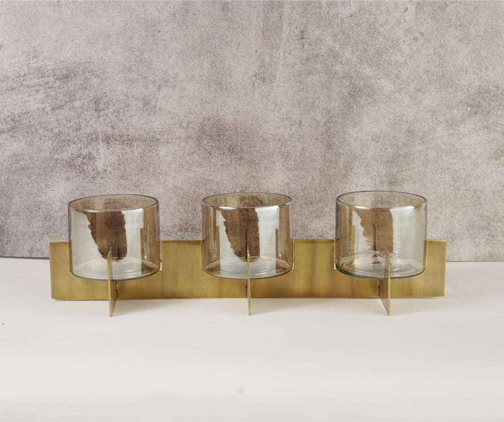 Mid-Century Tea Light Holders