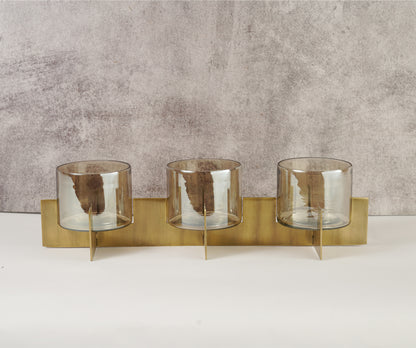 Mid-Century Tea Light Holders