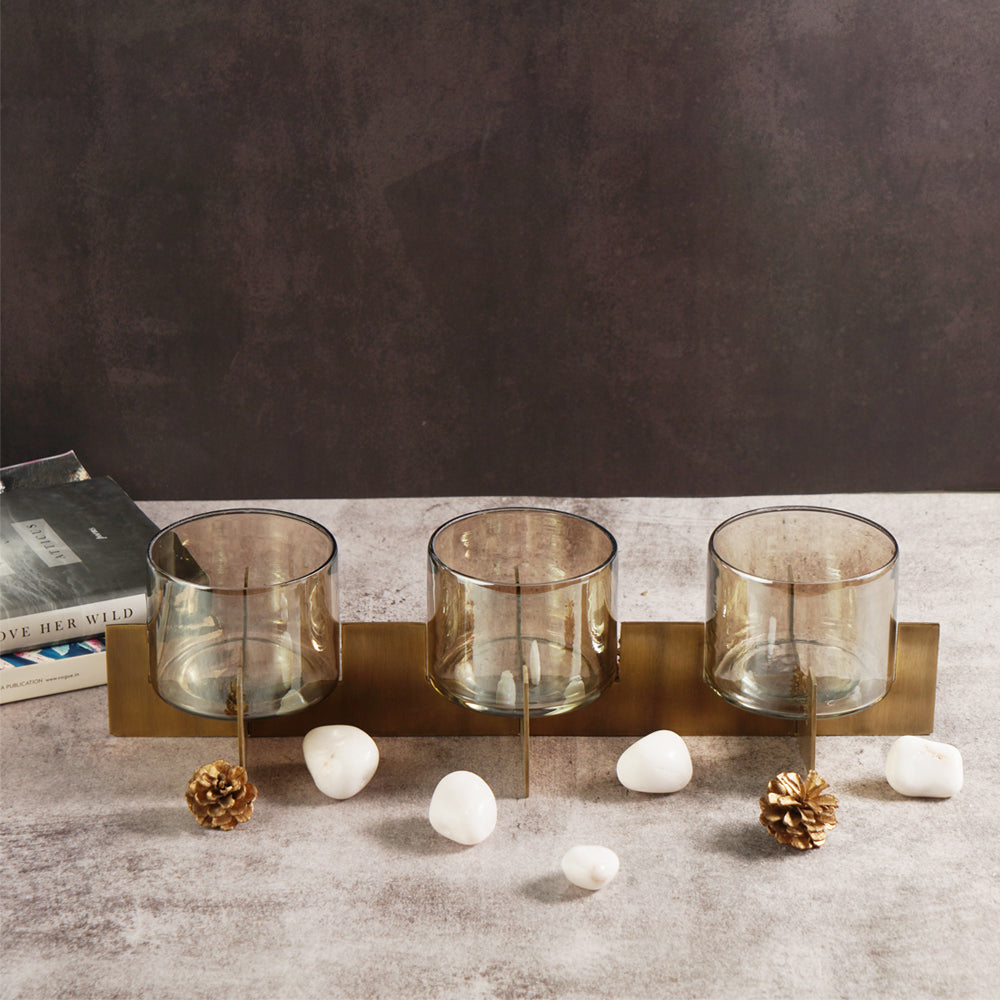 Mid-Century Tea Light Holders