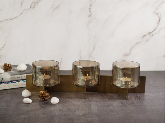 Mid-Century Tea Light Holders