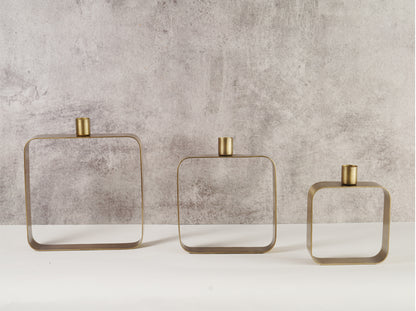 Set of 3 Sleek Taper Holders