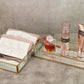 Fluted Glass Tray - Gold