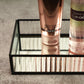 Fluted Glass Tray - Black