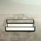 Fluted Glass Tray - Black