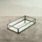 Fluted Glass Tray - Black