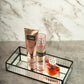 Fluted Glass Tray - Black