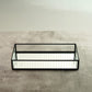 Fluted Glass Tray - Black