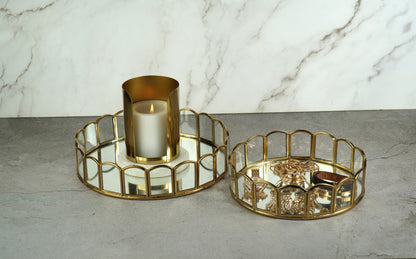 Modern Contour Tray S/2