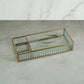 Fluted Glass Tissue Box Holder