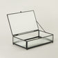 Fluted Glass Box - Black