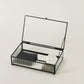 Fluted Glass Box - Black