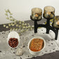 Organic Metal T-Light Holder - Black