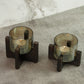 Set of 2 Wooden T-Light Hurricane