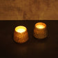 Set of 2 Mercury Glass Votive
