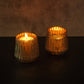 Set of 2 Mercury Glass Votive
