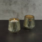 Set of 2 Mercury Glass Votive