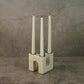 White Marble Candle Stand