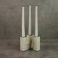 White Marble Candle Stand