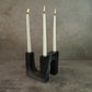 Black Marble Candle Stand