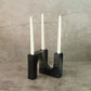 Black Marble Candle Stand