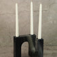 Black Marble Candle Stand