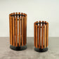 Mid-Century Wooden Hurricane - Large