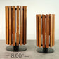 Mid-Century Wooden Hurricane - Large