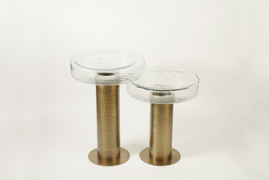 Sculptured Glass Table