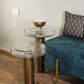 Sculptured Glass Table - Large