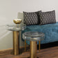Sculptured Glass Table - Large